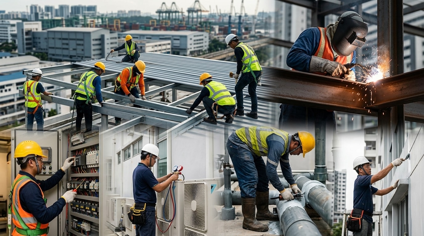 HF Engineering maintenance team at work